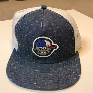 SnapBack Flat Brimmed Trucker Cap